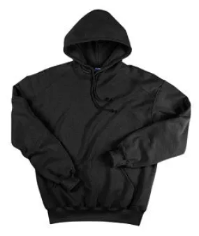 1254 Badger Adult Blended Hooded Sweatshirt Black