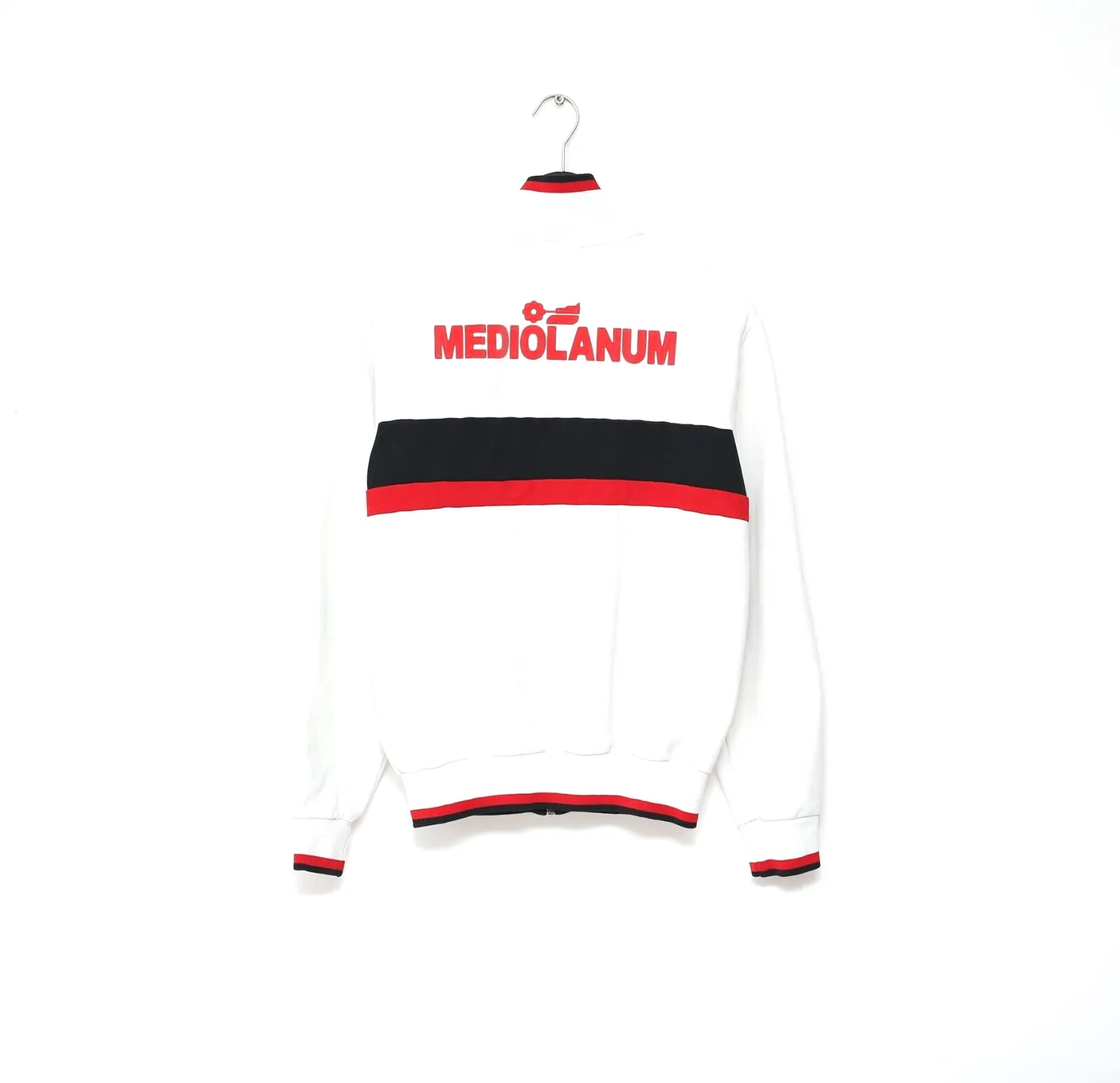 1990/91 AC Milan Retro adidas Originals Football Track Top Jacket (S)