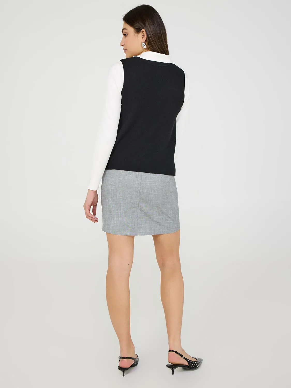 3-Button Sweater Vest