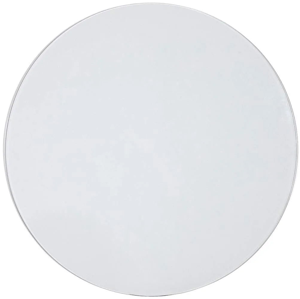 36 Inch Glass Table Top | 1/4" Thick Tempered Polished Pencil Edge | 36" No Bevel Premium
