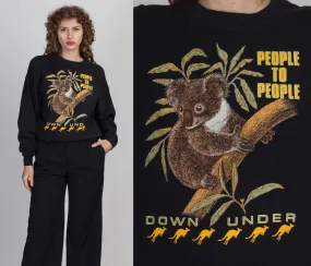 90s People To People Down Under Koala Bear Sweatshirt - Men's Large, Women's XL