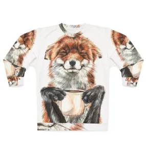Adorable Morning Fox Coffee Animal Sweatshirt