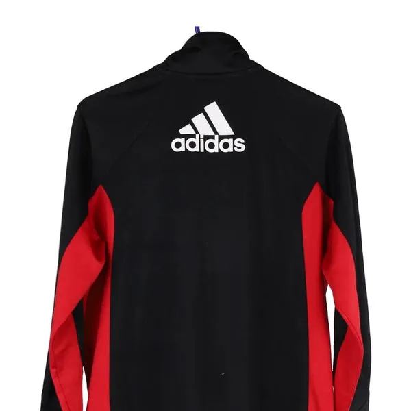 Age 15-16 Adidas Track Jacket - XL Black Polyester