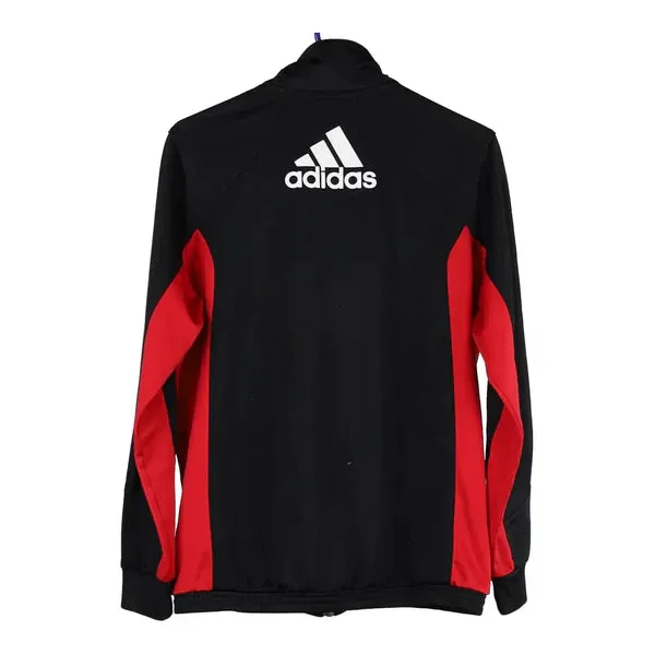 Age 15-16 Adidas Track Jacket - XL Black Polyester