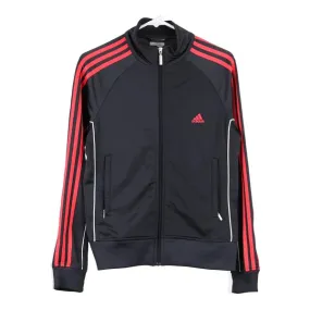 Age 16 Adidas Track Jacket - Large Grey Polyester