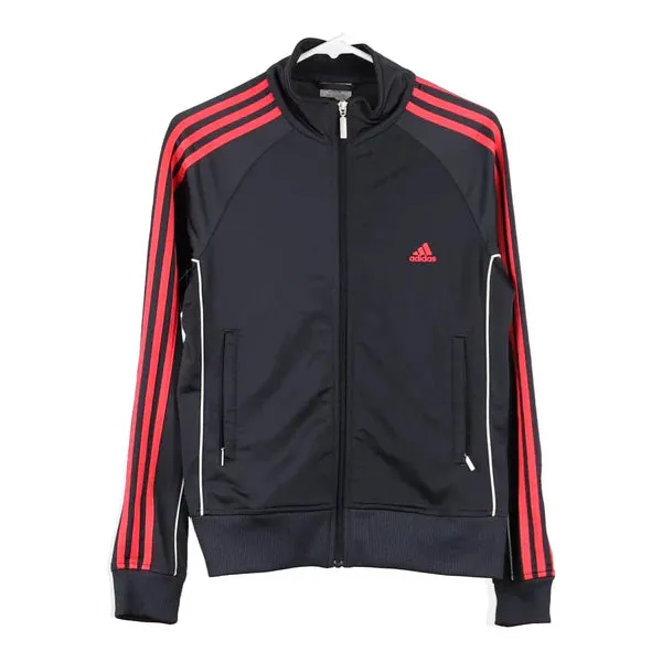 Age 16 Adidas Track Jacket - Large Grey Polyester
