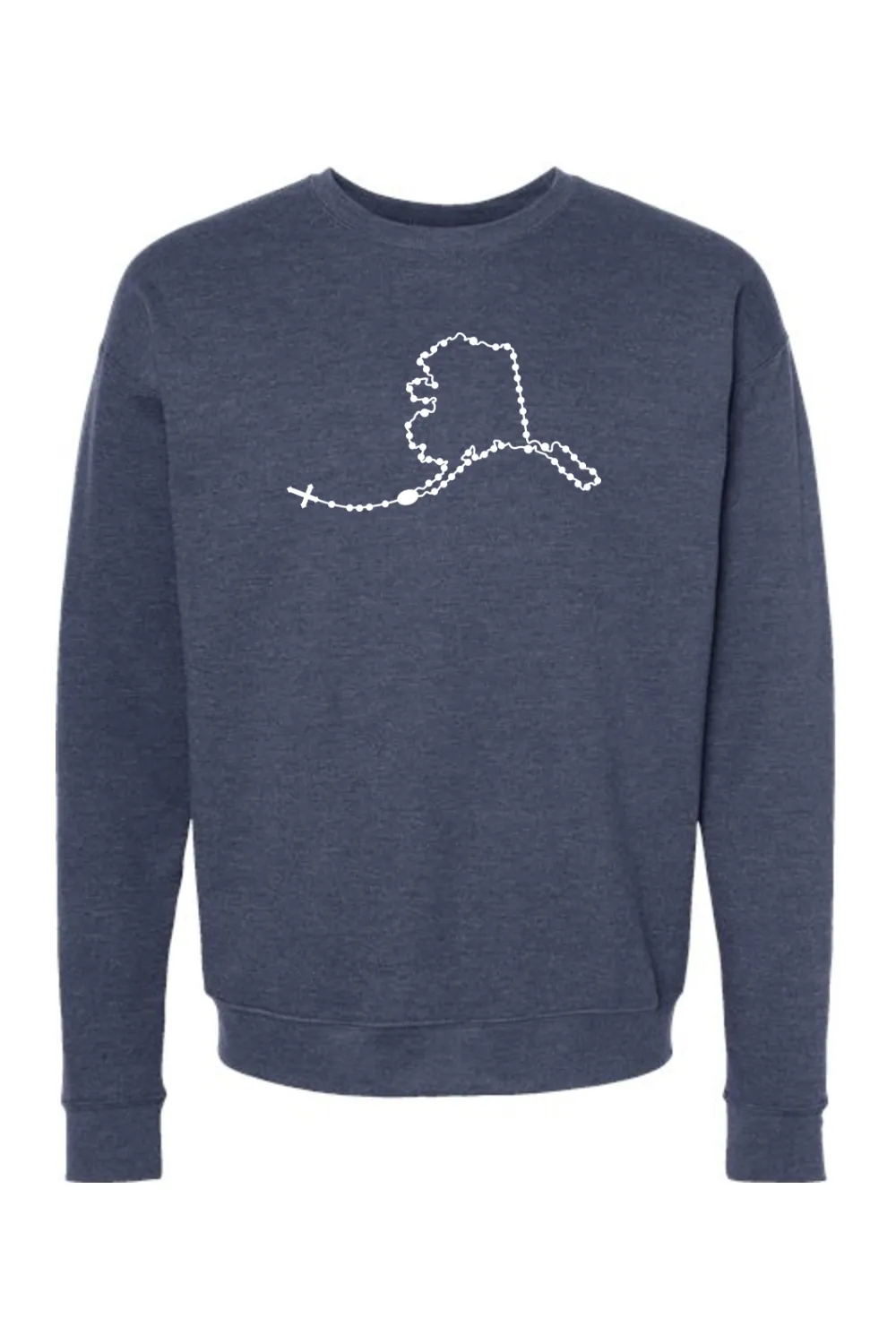 Alaska Catholic Rosary Crewneck Sweatshirt