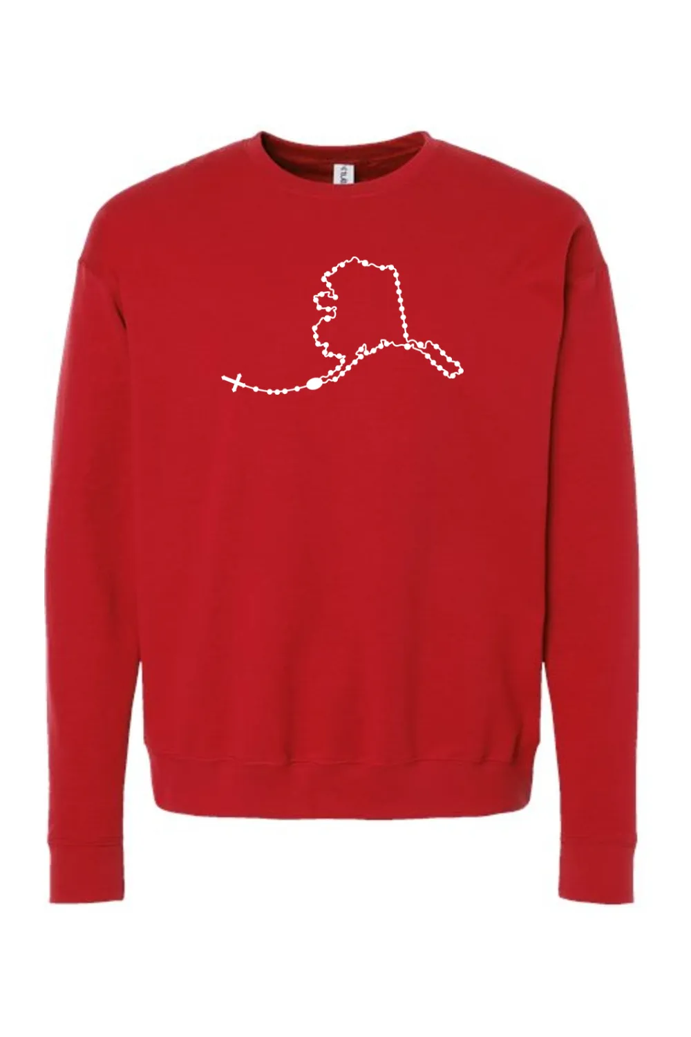 Alaska Catholic Rosary Crewneck Sweatshirt