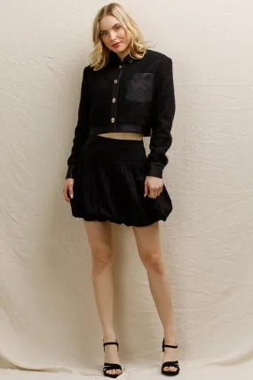 Alluring Cropped Tweed Jacket
