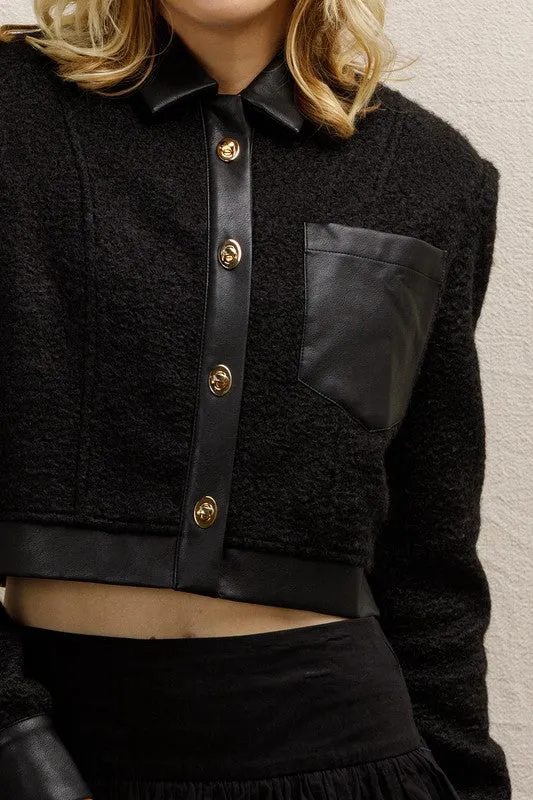 Alluring Cropped Tweed Jacket