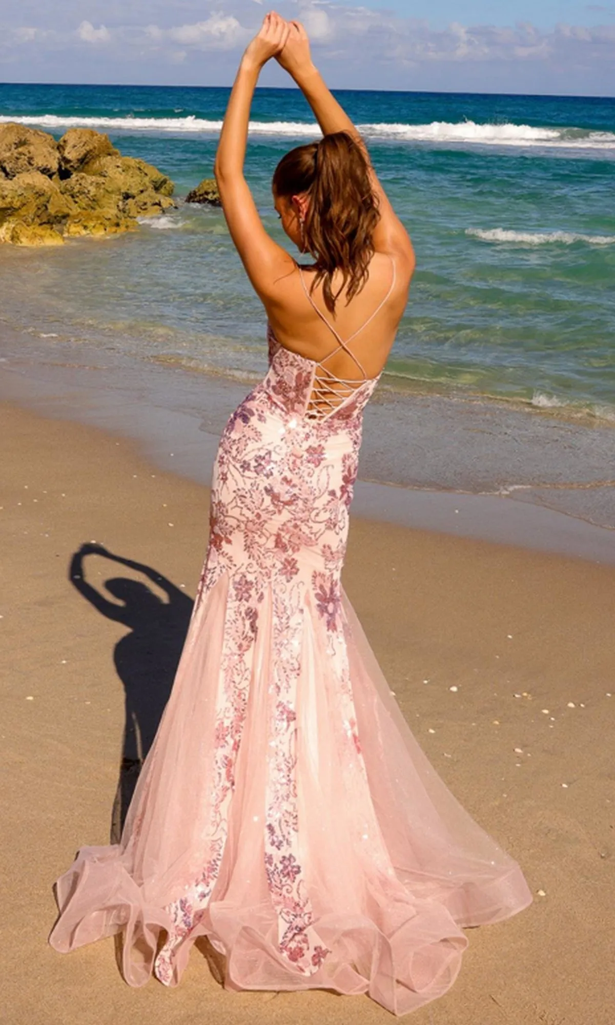 Amelia Couture Long Formal Dress 7038