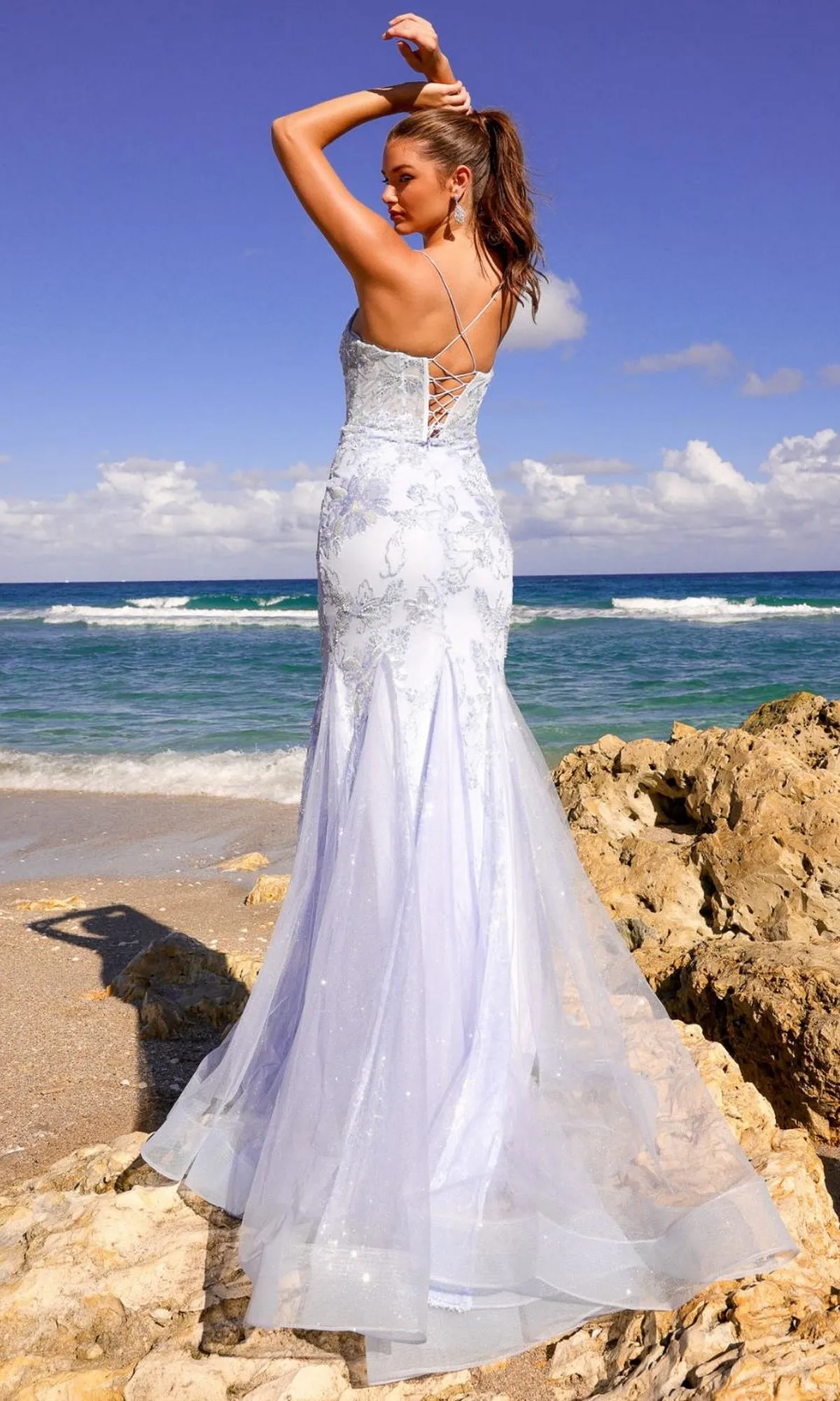 Amelia Couture Long Formal Dress 7038
