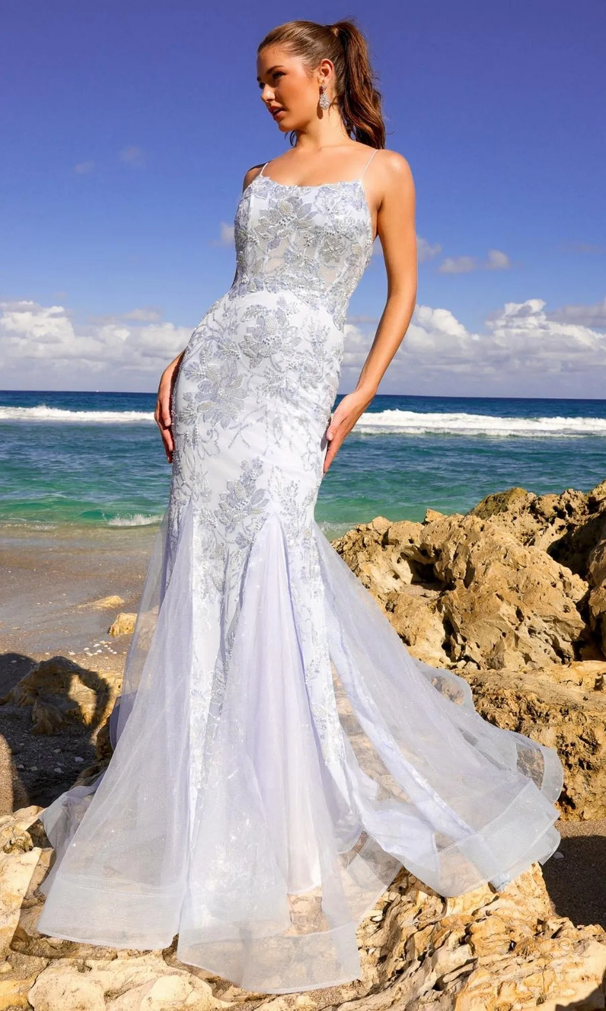 Amelia Couture Long Formal Dress 7038