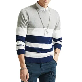 Angelo Ricci™ Casual Striped Fashion Pullover