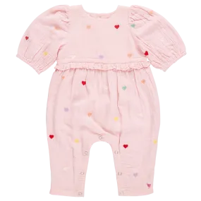 Baby Girls Brooke Jumper - Candy Heart Embroidery