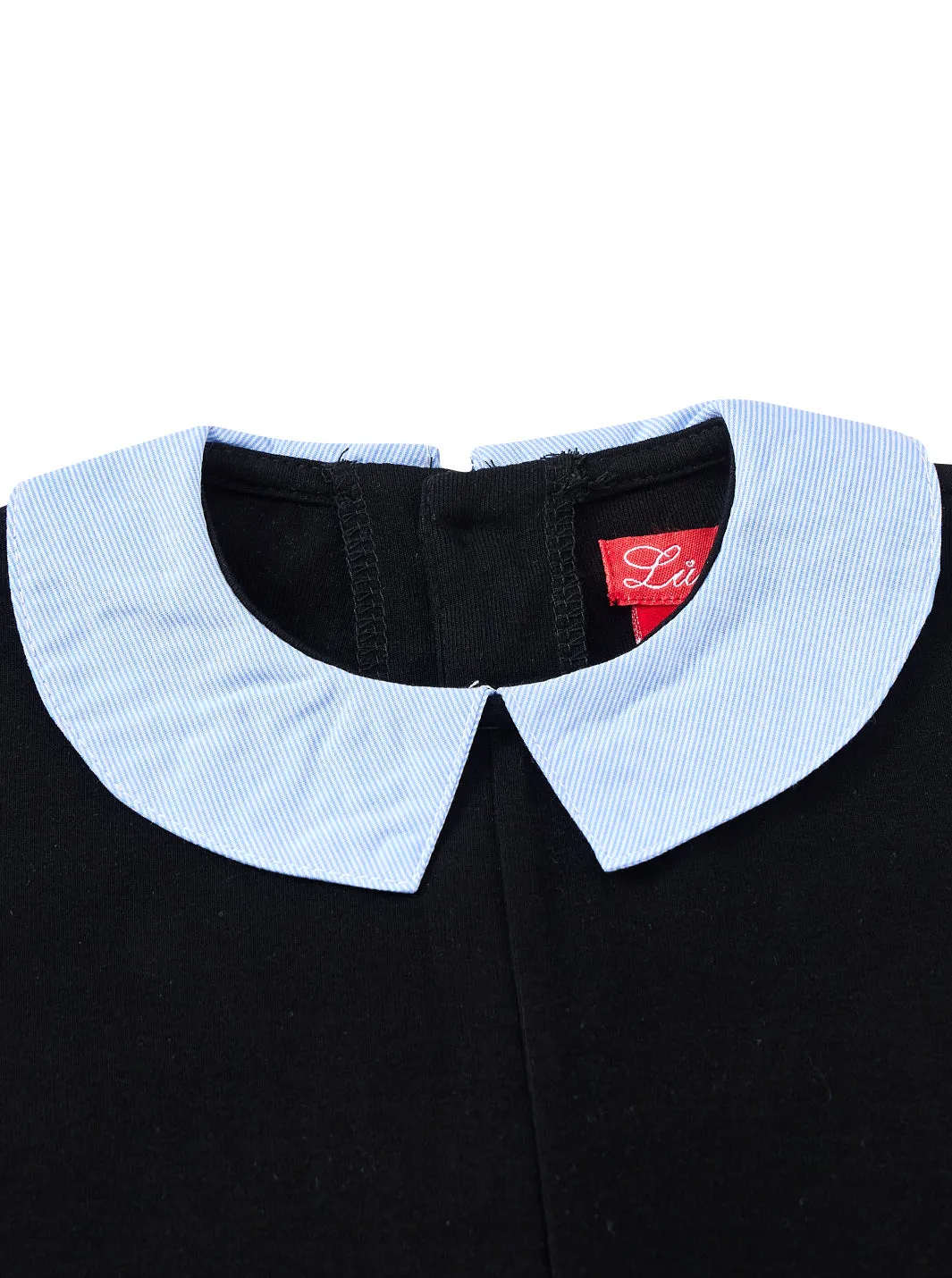 Baby Striped Collar Overall