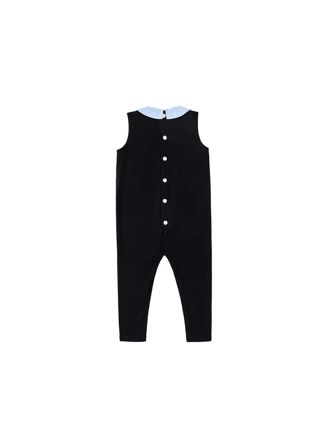Baby Striped Collar Overall