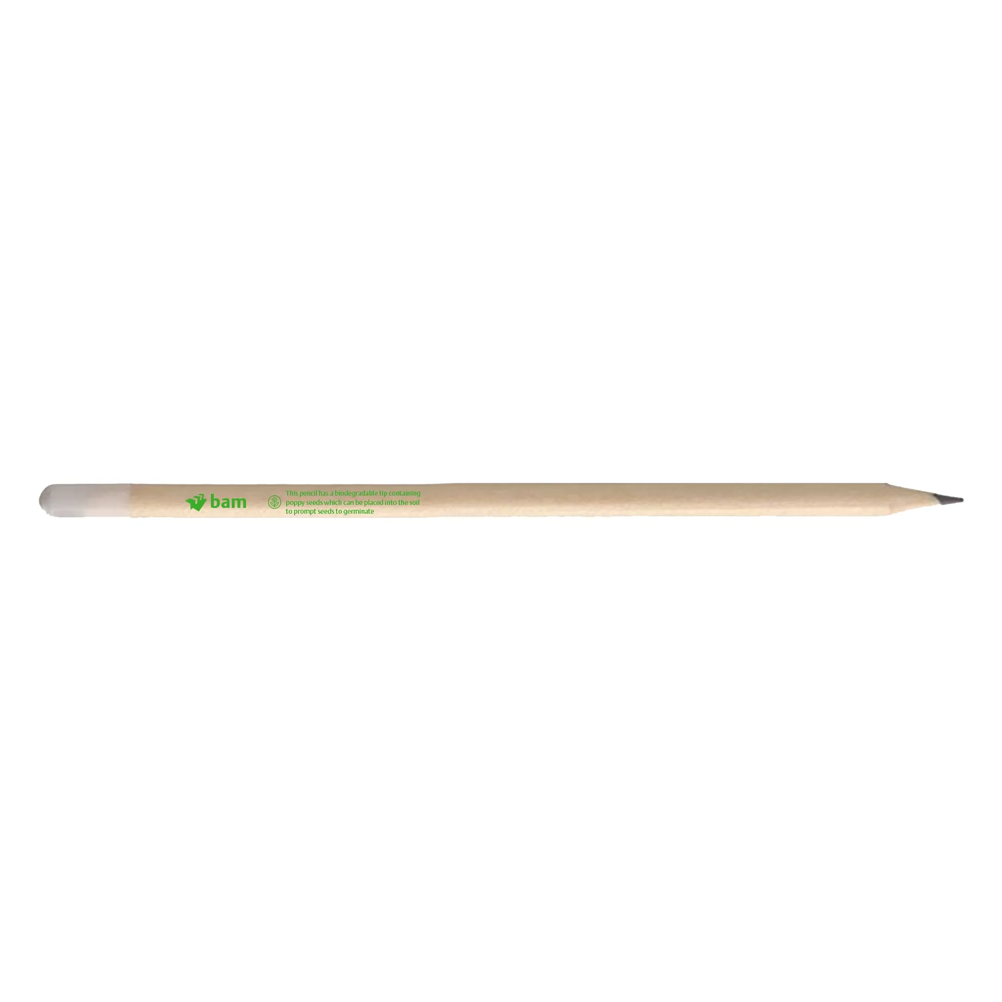 BAM Wooden Poppy Pencil