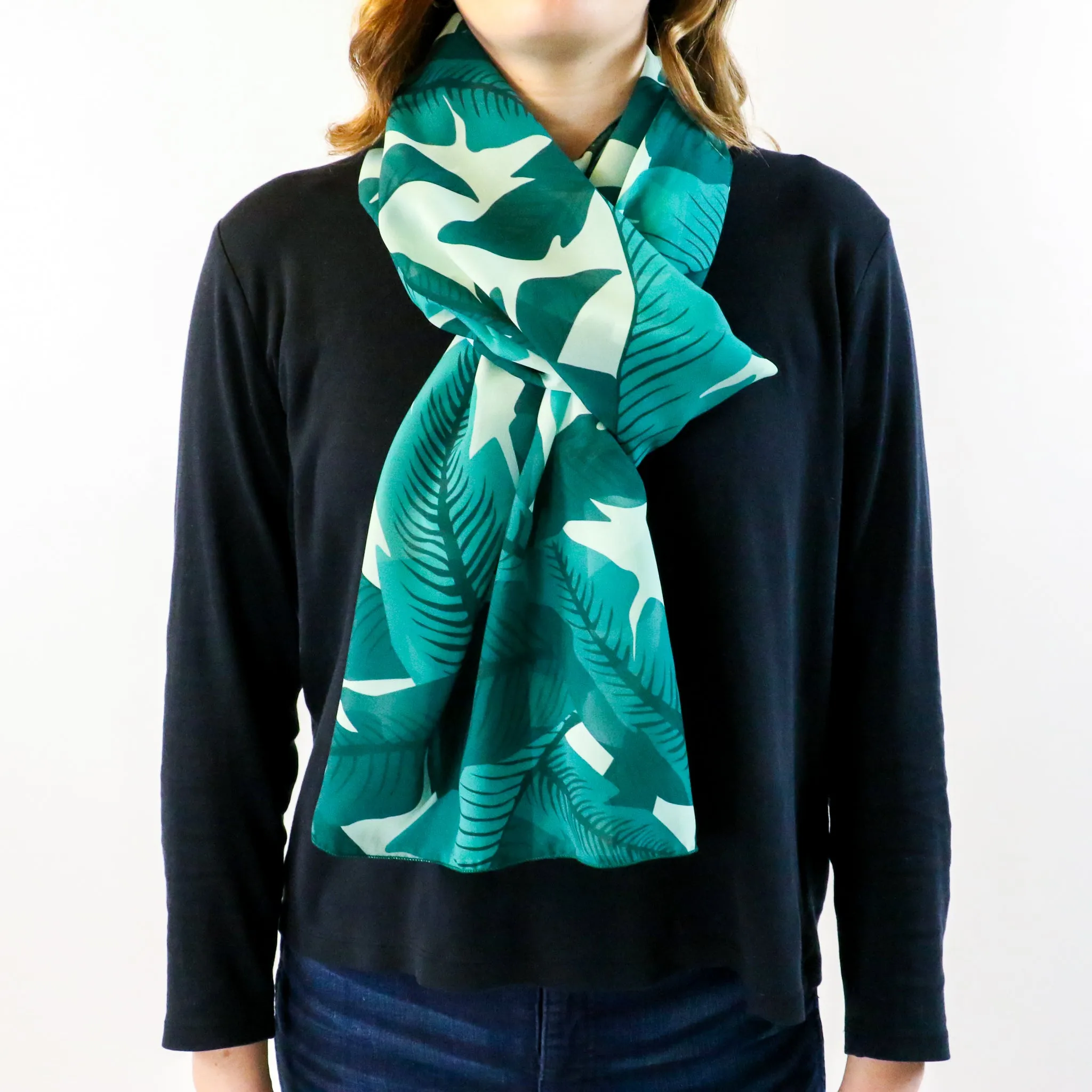 Banana Leaves Rectangle Scarf
