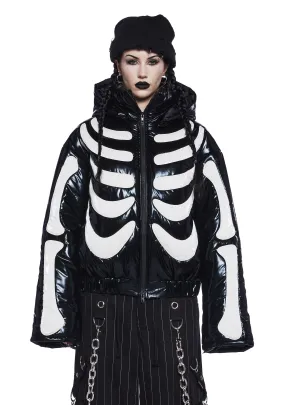 Bone Baddie Puffer Jacket