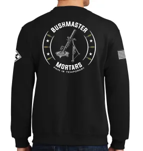 Bushmaster Mortars Crewneck Unisex Sweatshirt. This shirt IS approved for PT.