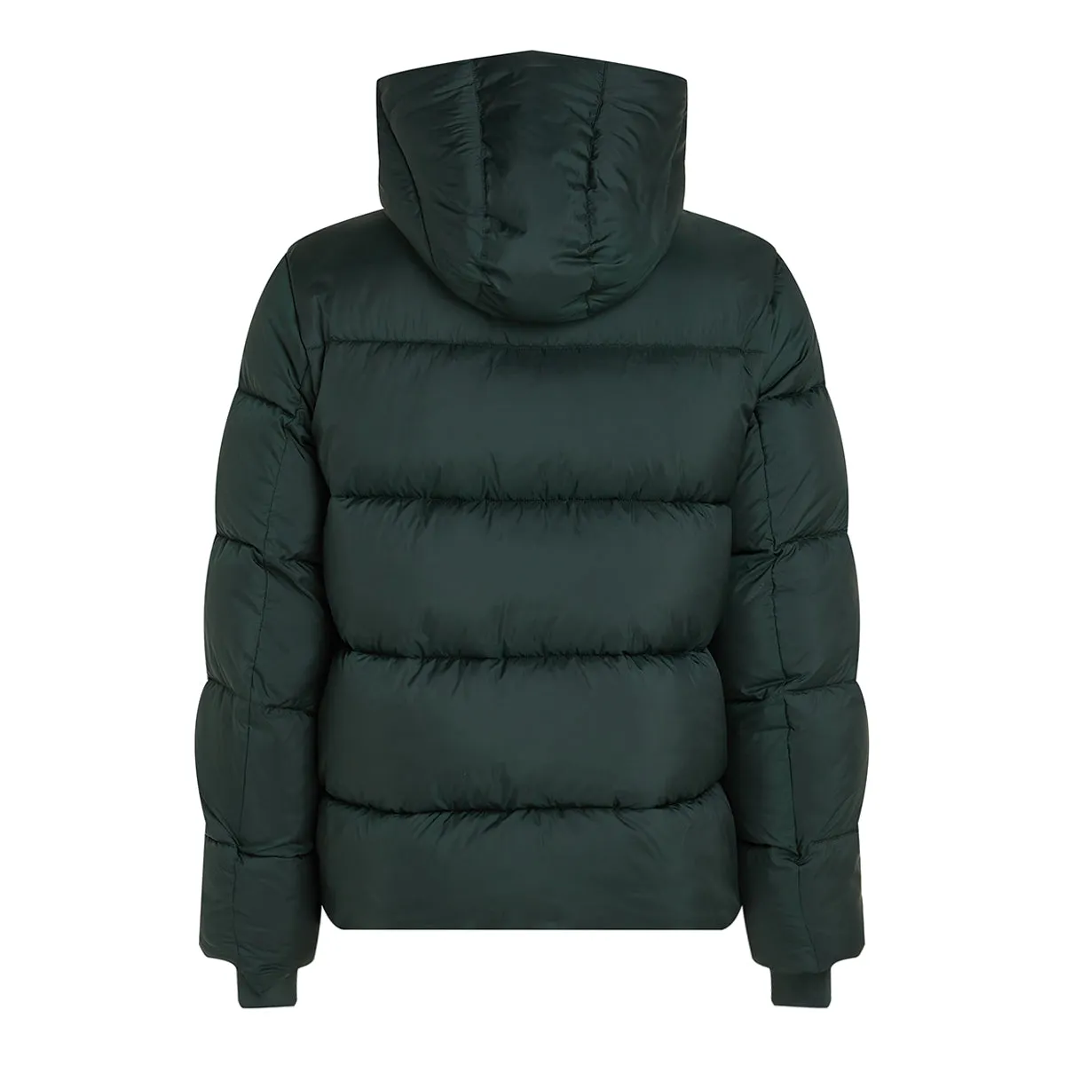 Calvin Klein Quilted Hood Green Jacket Green