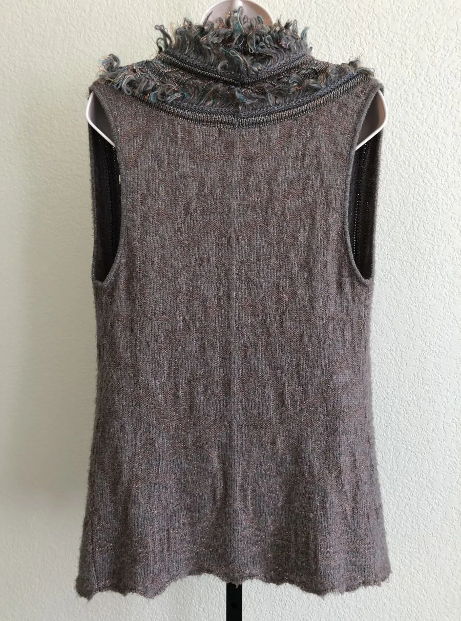 Cecilia Prado for Anthropologie SMALL Cardigan Vest