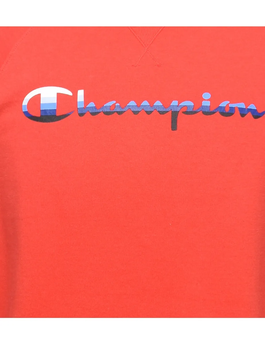 Champion Printed Sweatshirt - L