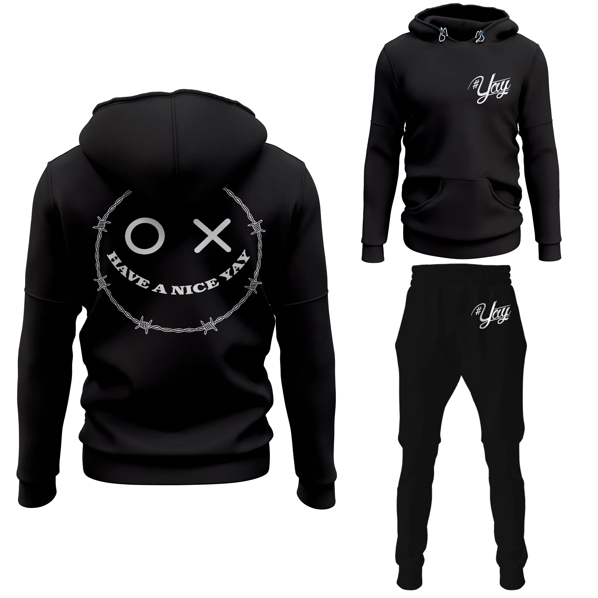 Chinx Drugz Barbed Yay Pullover Sweatsuits