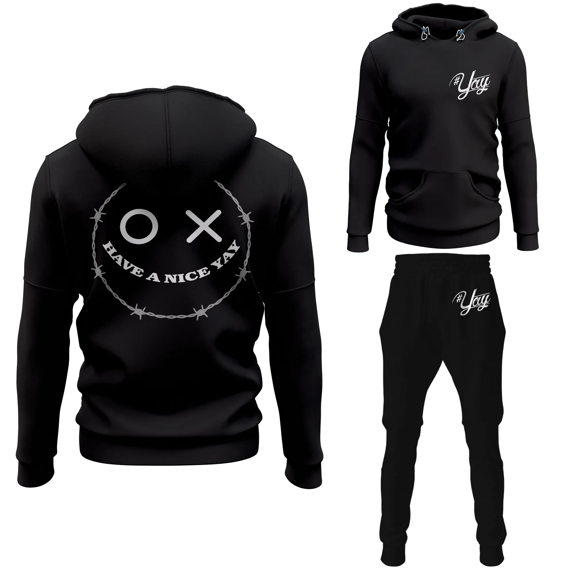 Chinx Drugz Barbed Yay Pullover Sweatsuits