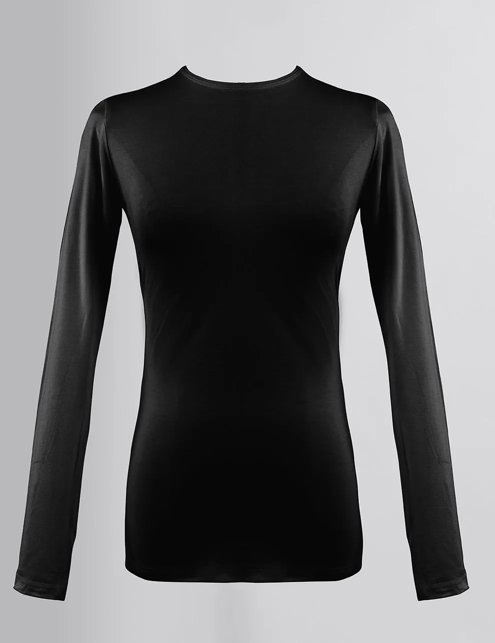 Cotton Undershirt Round Neck- Black