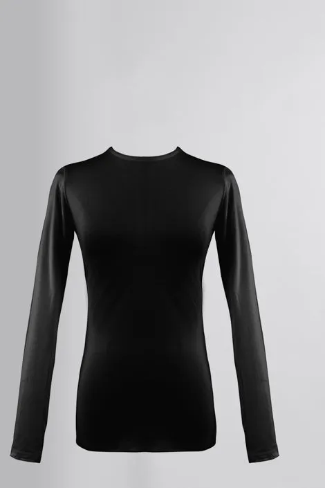 Cotton Undershirt Round Neck- Black