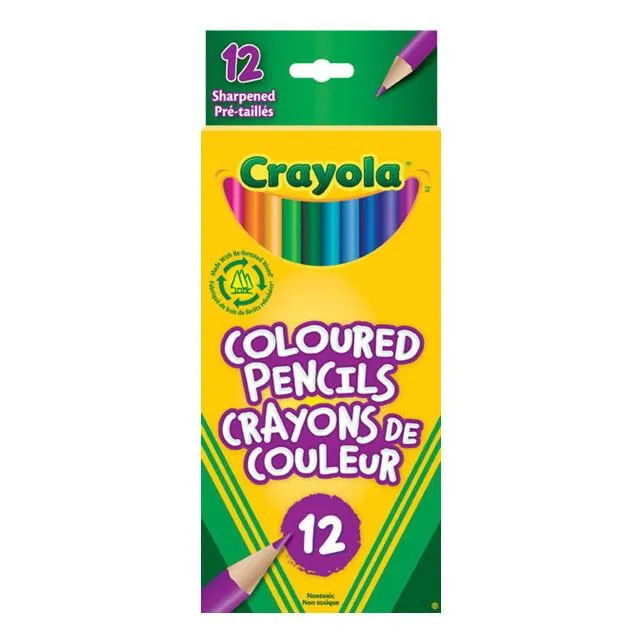 Crayola coloured pencils 12 pack