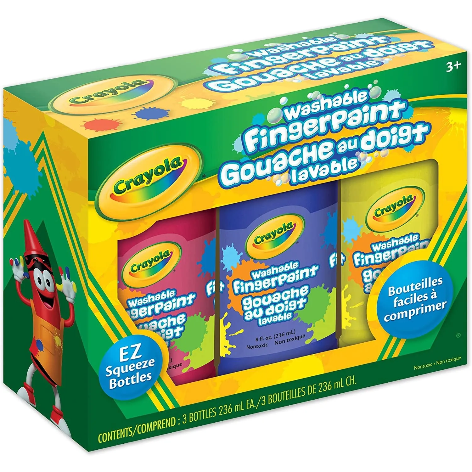 Crayola fingerpaint 3 pack