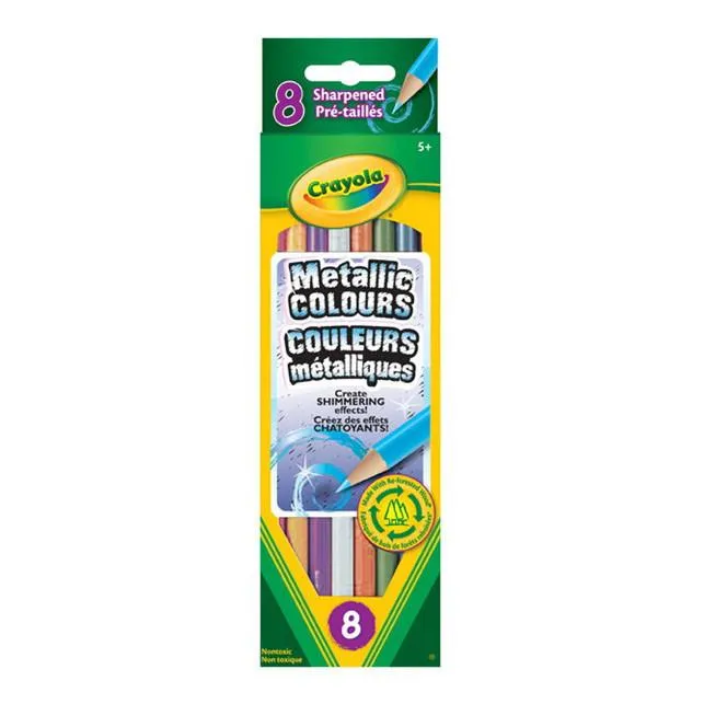 Crayola metallic pencils 8 pack
