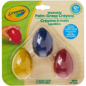 Crayola palm grip large egg crayons