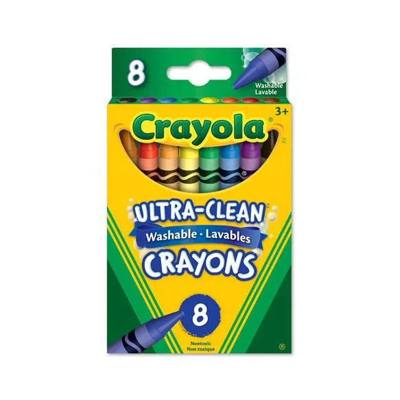Crayola washable crayons 8 pack