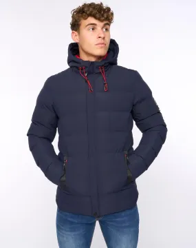 Crosshatch Kampleys Hooded Jacket - Navy