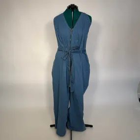 Denim Halter Neck Jumpsuit NWT