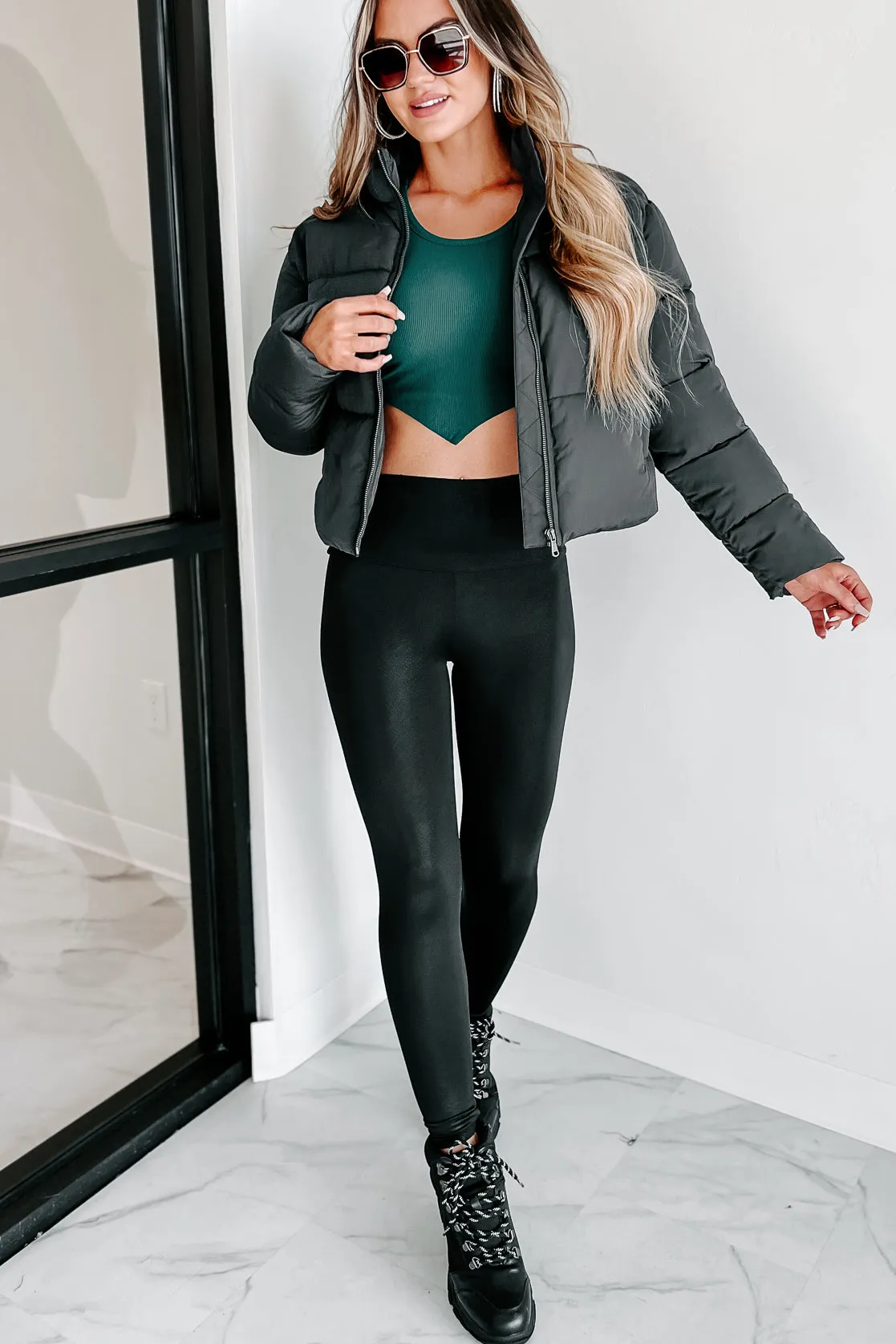 Dropping Temps Puffer Jacket (Black)