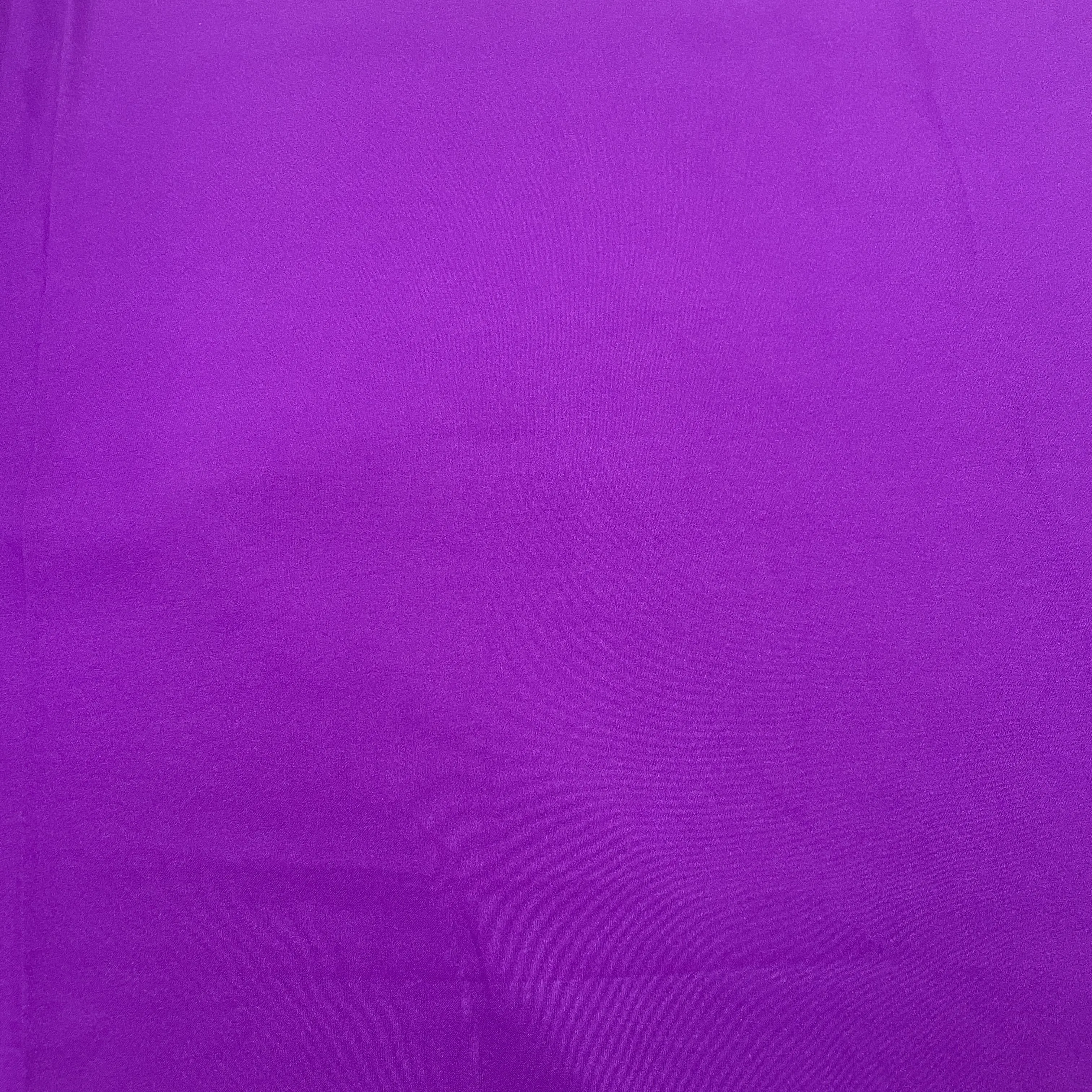 Exclusive Plum Purple Solid Malai Crepe Fabric