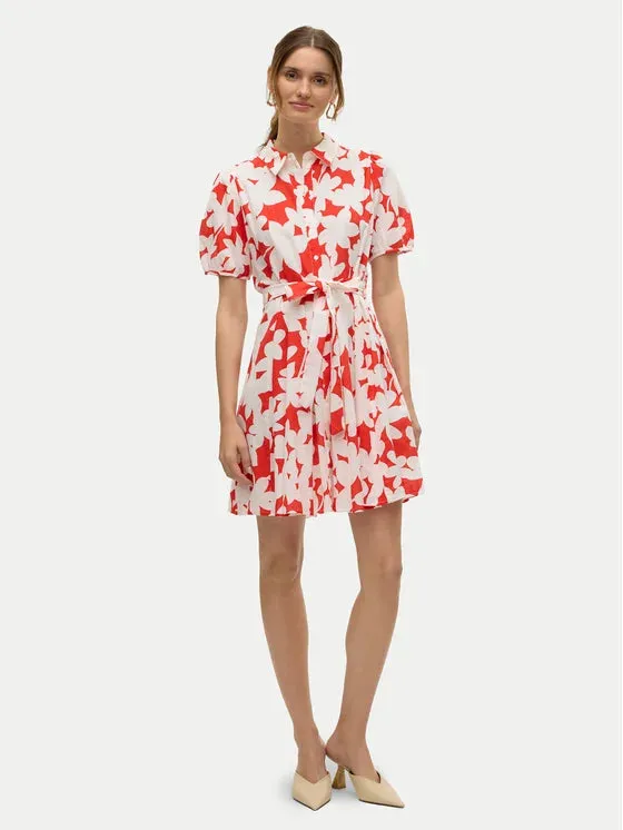 Floral Organic Cotton Shirt Dress