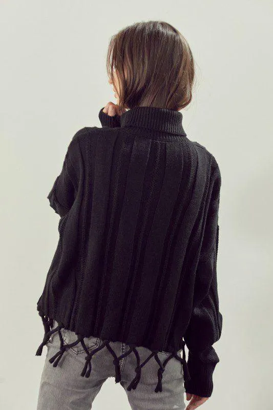 Fringe Pullover Sweater