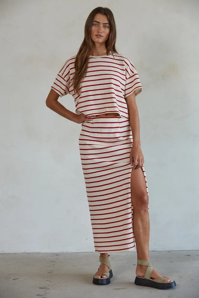Gabriel Striped Skirt