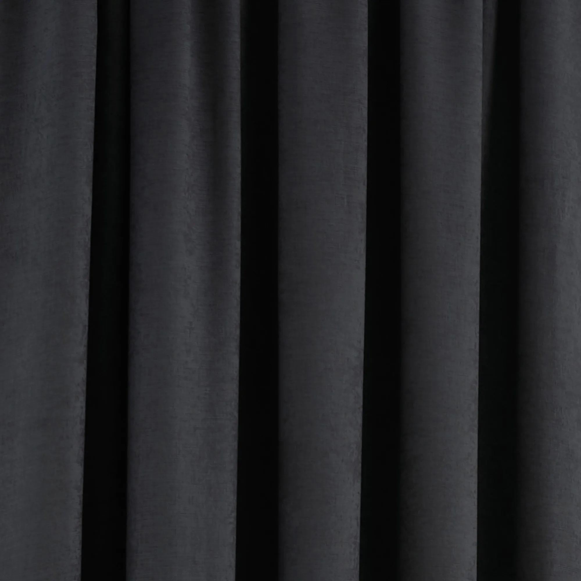 Galaxy Pair of Pencil Pleat Curtains by Fusion in Black