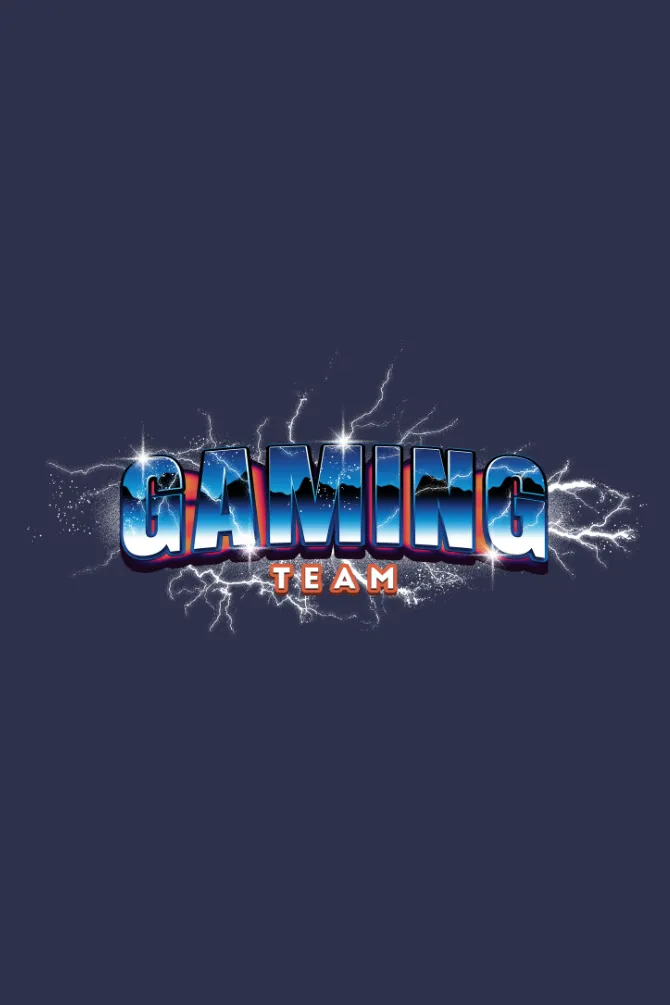 Gaming Team Navy Blue Printed Sweatshirt for women