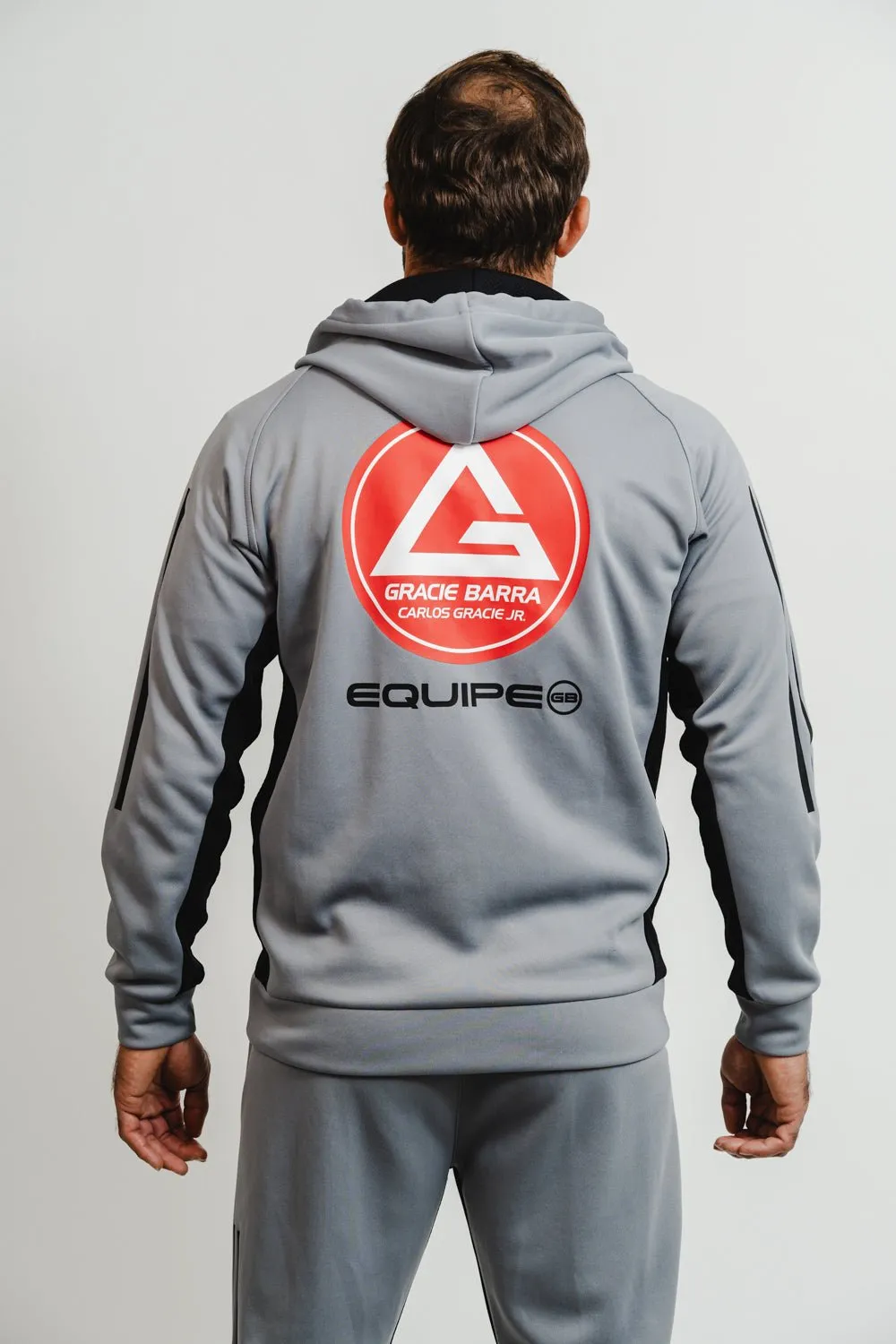 GB Team Track Jacket by adidas - Grey