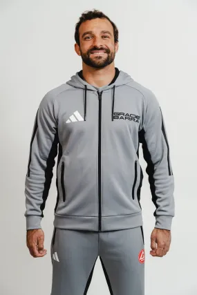 GB Team Track Jacket by adidas - Grey