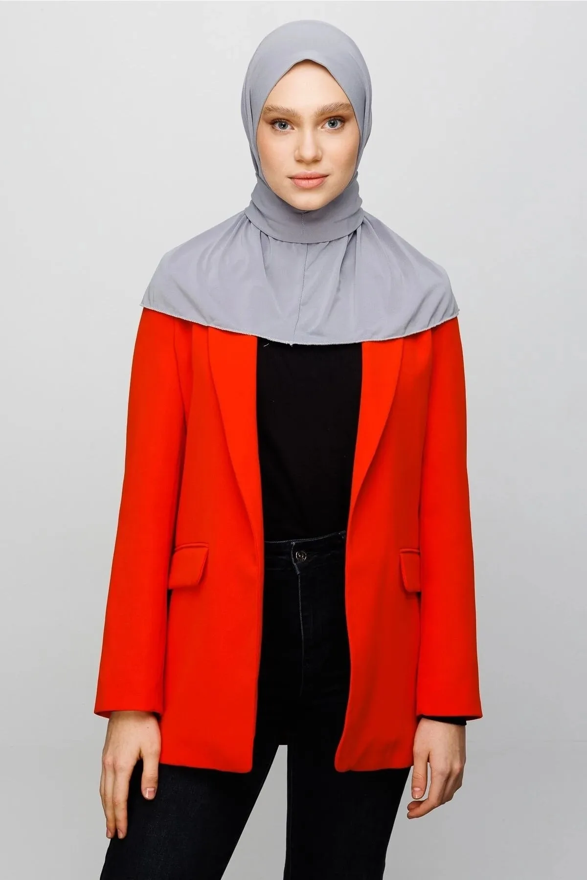 Grey Athletic Hijab