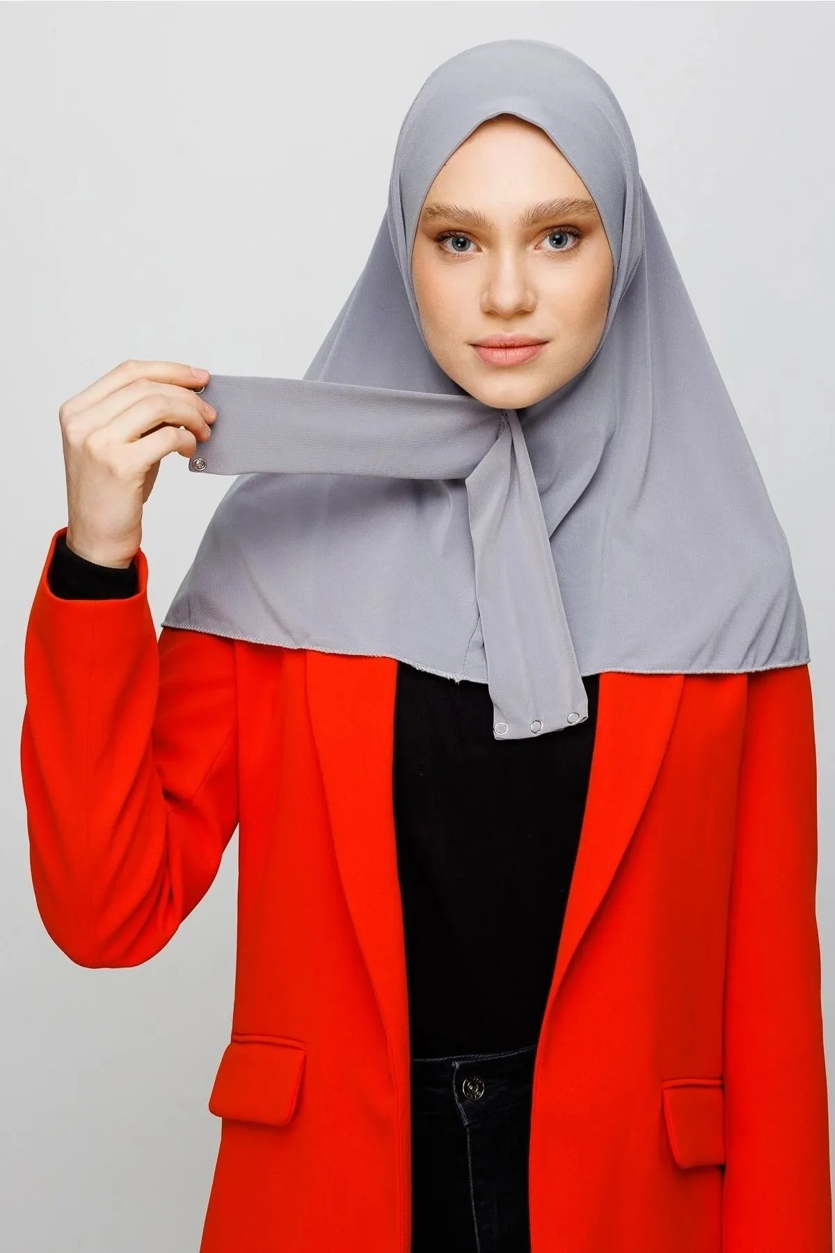 Grey Athletic Hijab
